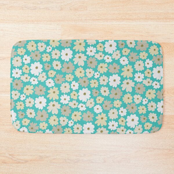 Item preview, Ditsy Daisy in Teal designed and sold by Kamaloca.