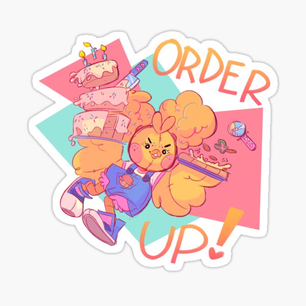 Order Up! Sticker