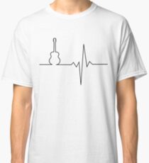 Guitar heart Classic T-Shirt