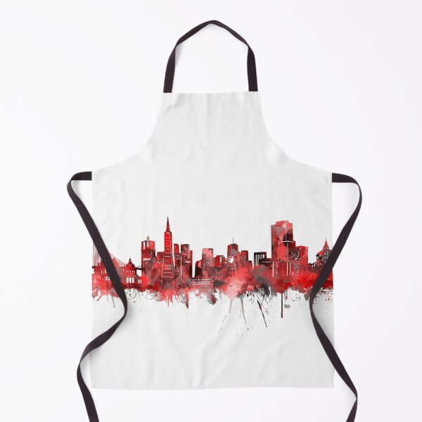 Item preview, san francisco skyline red designed and sold by BekimART2.