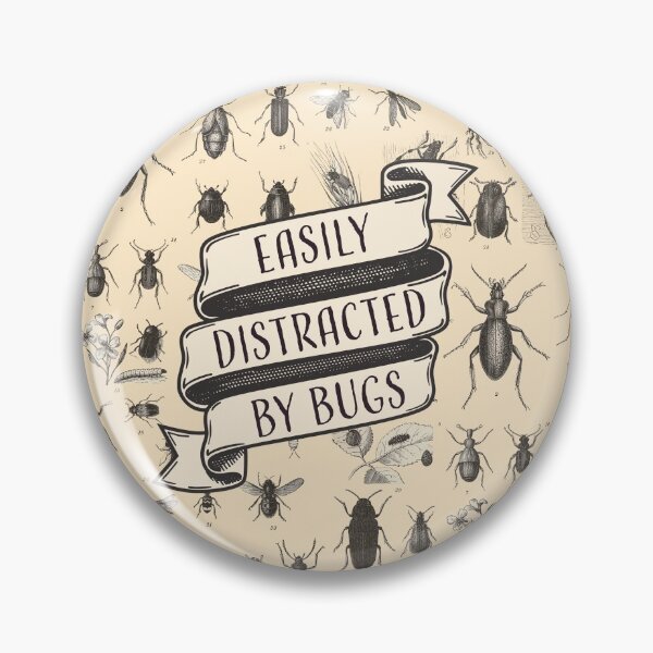 Item preview, Easily Distracted by Bugs designed and sold by AntiqueImages.