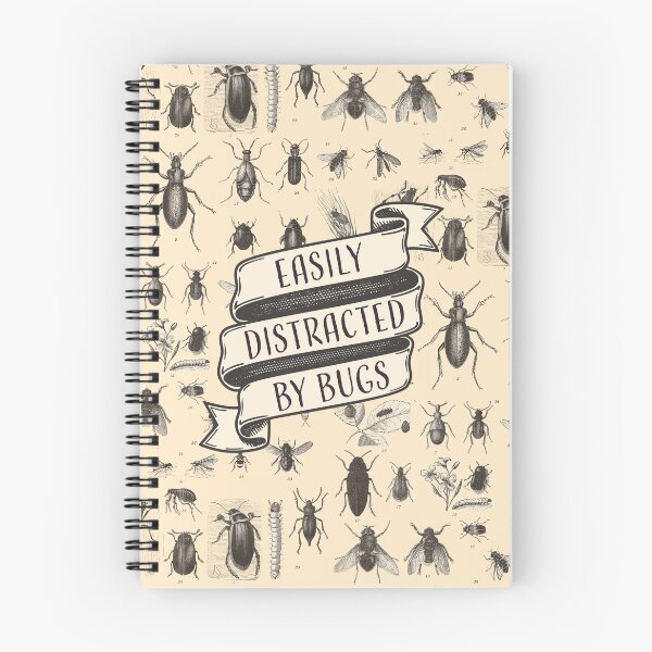Item preview, Easily Distracted by Bugs designed and sold by AntiqueImages.