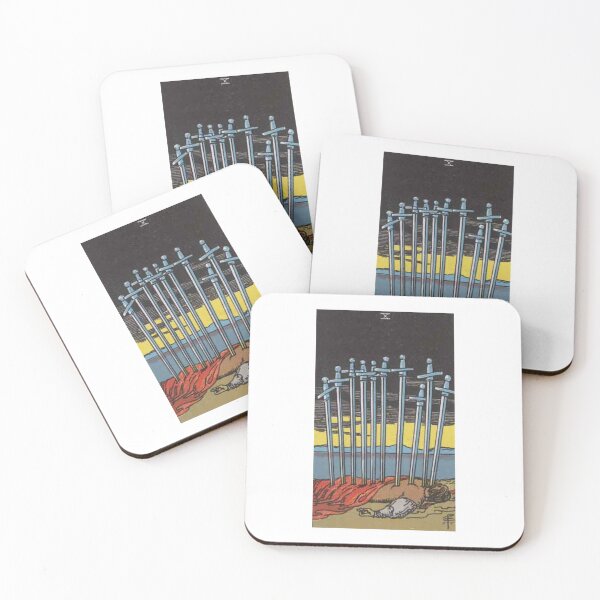 Item preview, Rider-Waite Tarot, Ten of Swords designed and sold by kushynight.