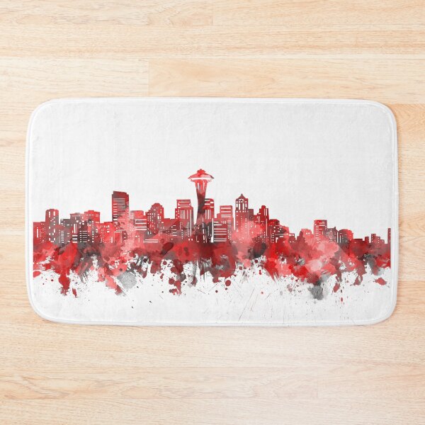 Item preview, seattle skyline red designed and sold by BekimART2.