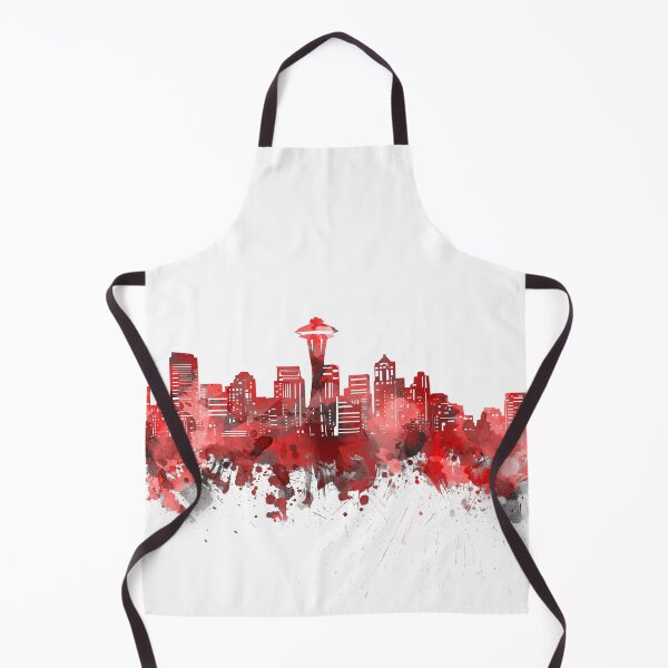 Item preview, seattle skyline red designed and sold by BekimART2.