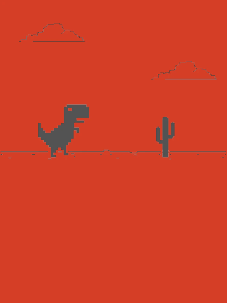 T-Rex Run 2D in Google page