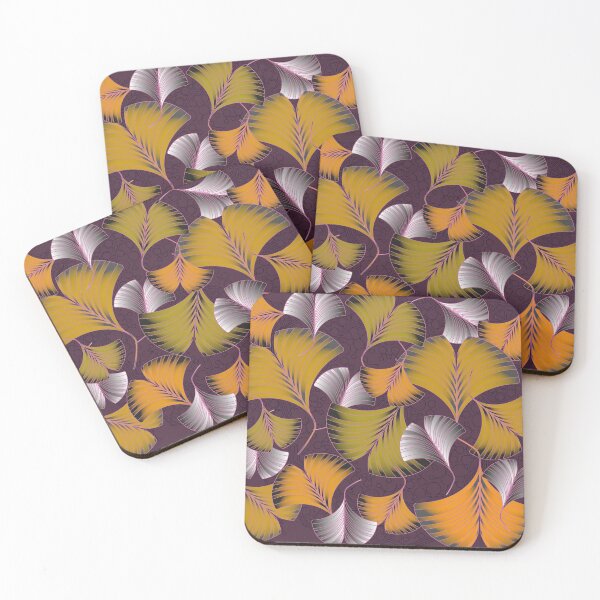 Item preview, Gingko leaves gold designed and sold by Sonja McKinnon.