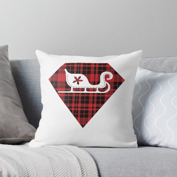Item preview, Sleigh Plaid Pattern Logo Enblem Christmas designed and sold by RGVDesigns.