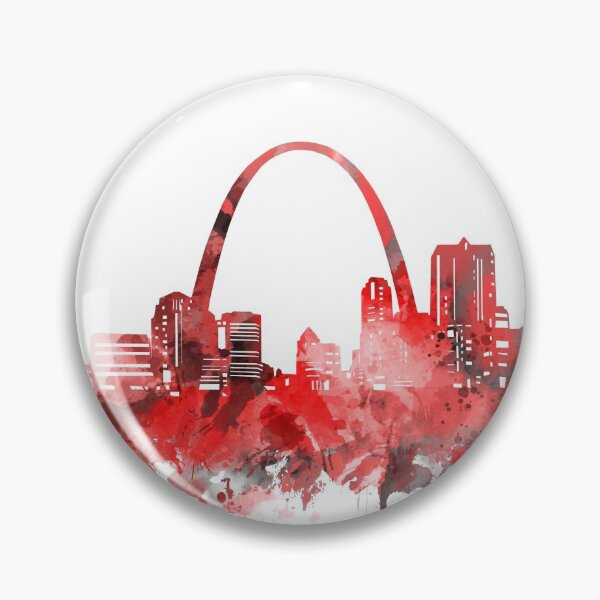 Item preview, st louis skyline red designed and sold by BekimART2.