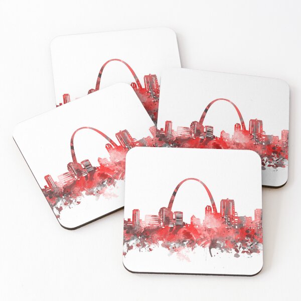 Item preview, st louis skyline red designed and sold by BekimART2.