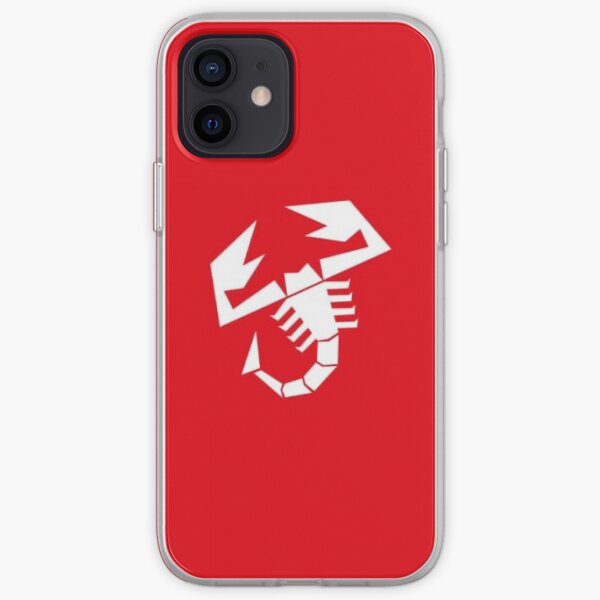 Abarth Red Logo Coque souple iPhone