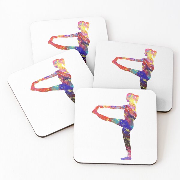 Item preview, Standing Hand To Toe 167 Watercolor Map Yoga Quote designed and sold by vividpixelusa.