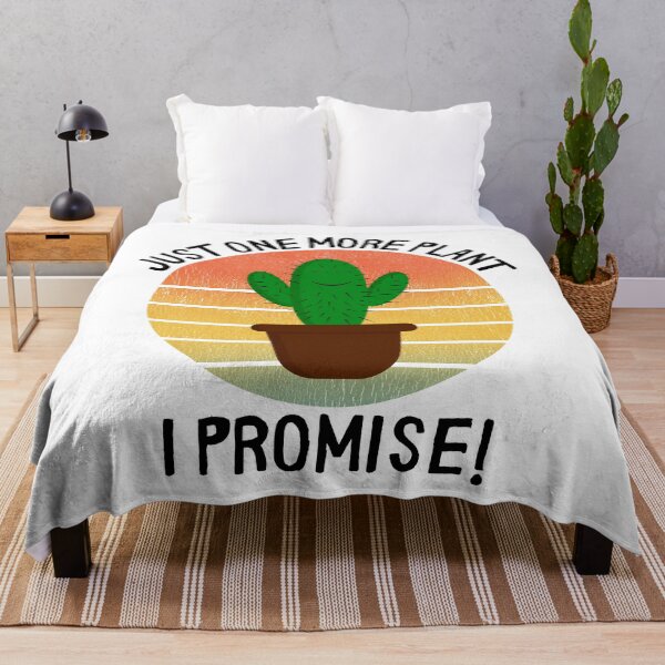 Item preview, Just one more plant funny Succulent cactus quote designed and sold by OneTimeEngineer.