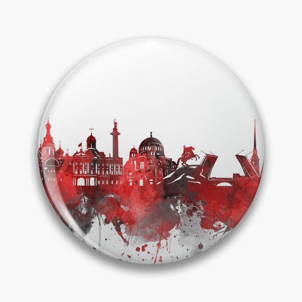 Item preview, saint petersburg skyline red designed and sold by BekimART2.