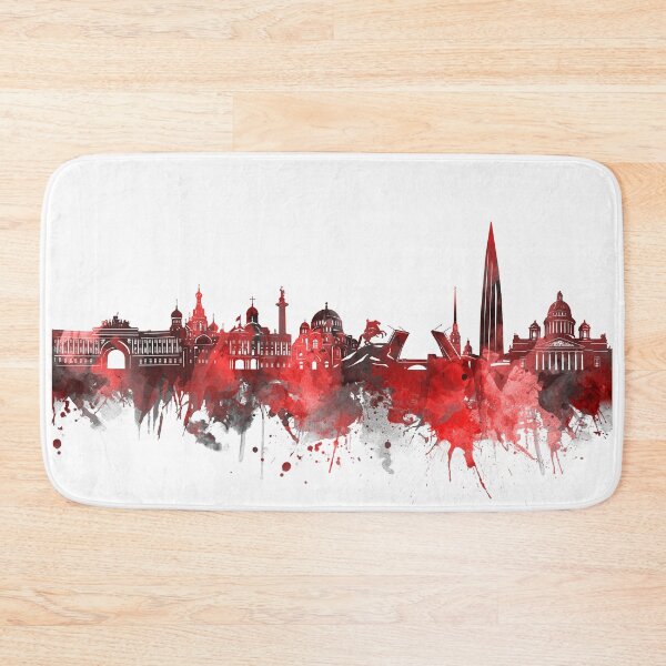 Item preview, saint petersburg skyline red designed and sold by BekimART2.