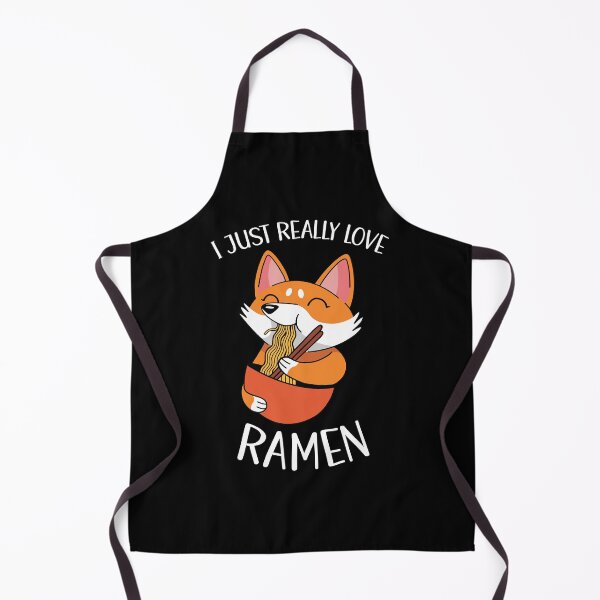 Item preview, I Just Really Love Ramen Corgi Eating Ramen designed and sold by OnepixArt.