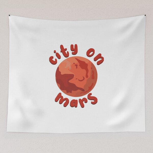Item preview, City On Mars - Cool Sci-Fi Space designed and sold by Seth's Tees.
