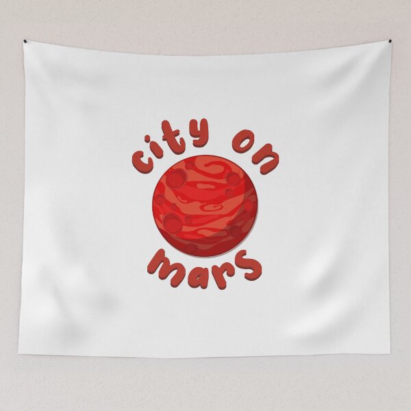 Item preview, City On Mars - Cool Sci-Fi Space designed and sold by Seth's Tees.