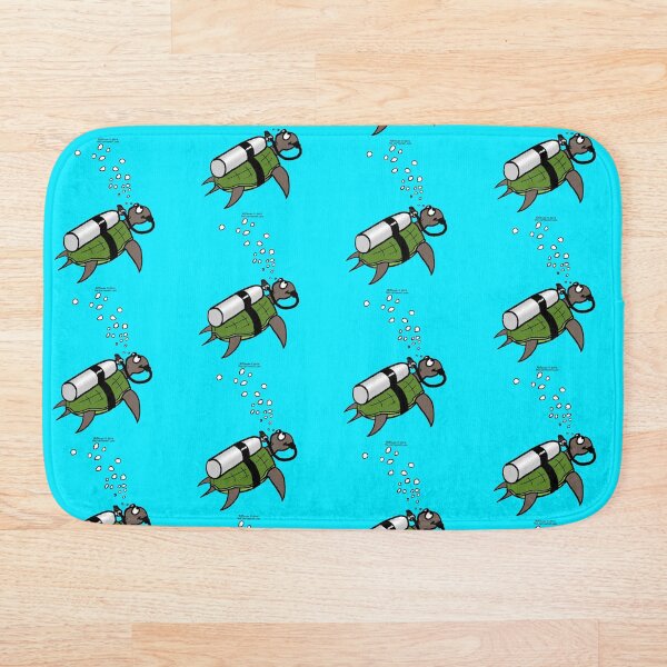 Item preview, SCUBA Turtle designed and sold by Out to Lunch Cartoons and More.