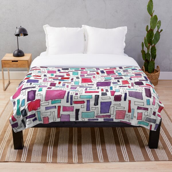 Item preview, Purple Grid designed and sold by Colzo Art.