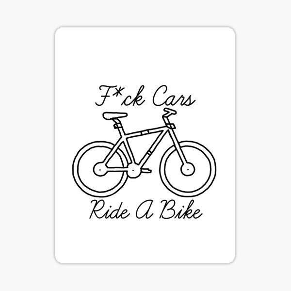 Item preview, Bikes Over Cars (Censored) designed and sold by jburdine.