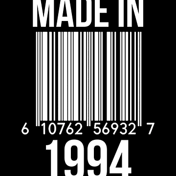 Artwork thumbnail, Made In 1994 by RandomStuffShop