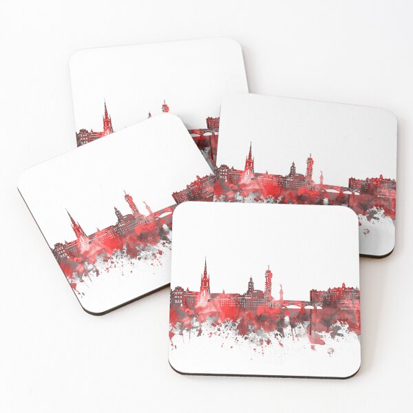 Item preview, stockholm skyline red designed and sold by BekimART2.