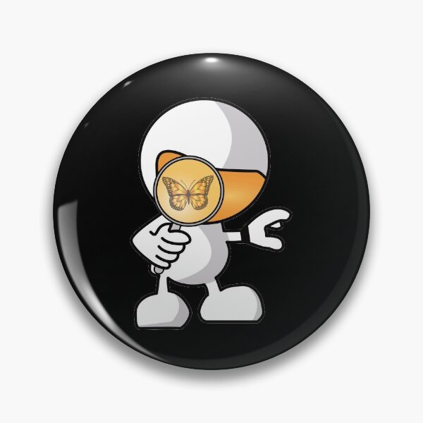 Item preview, Astronaut observes a butterfly with a magnifying glass designed and sold by J-Clark.