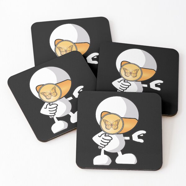 Item preview, Astronaut observes a butterfly with a magnifying glass designed and sold by J-Clark.