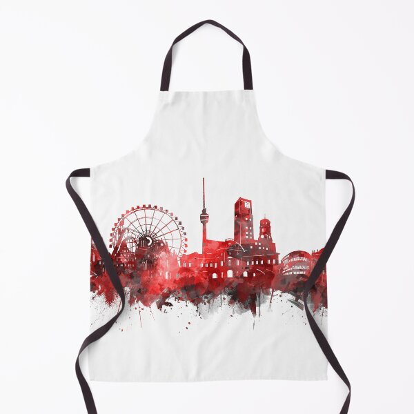 Item preview, stuttgart skyline red designed and sold by BekimART2.