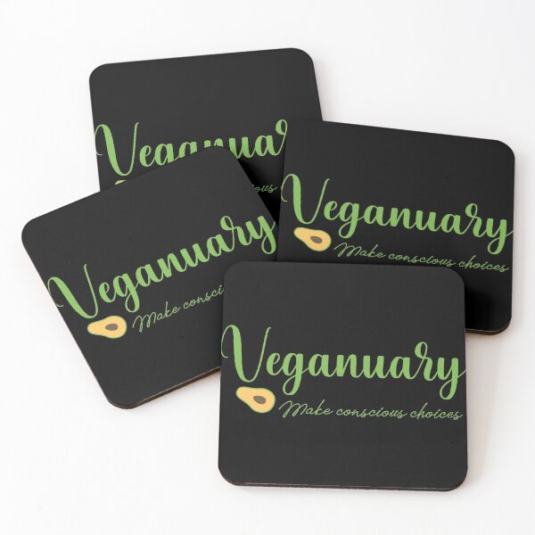 Item preview, VEGANUARY MAKE CONSCIOUS CHOICES designed and sold by btilyas.