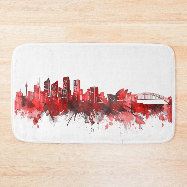 Item preview, sydney skyline red designed and sold by BekimART2.