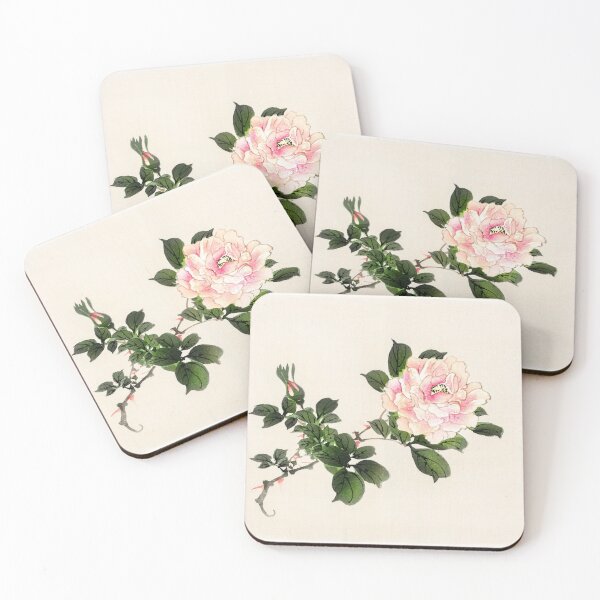 Item preview, Pink rose by Kōno Bairei designed and sold by SFTStudio.