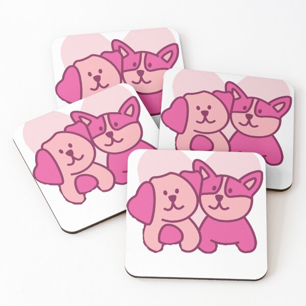 Item preview, two little dogs smile designed and sold by Yasign .