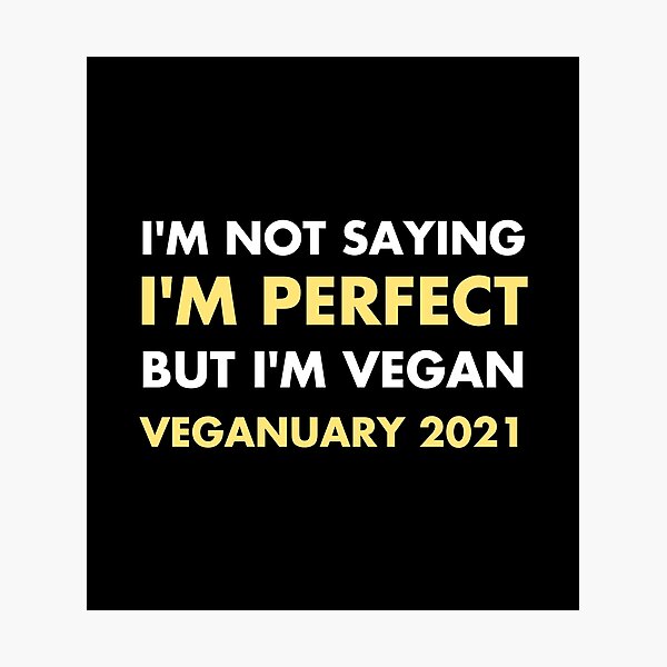 Item preview, Veganuary 2021, Vega Lifestyle designed and sold by thegoldenyears.