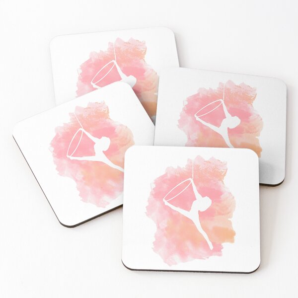 Item preview, Aerialist Lyra Hoop Watercolor Silhouette designed and sold by taylluna.