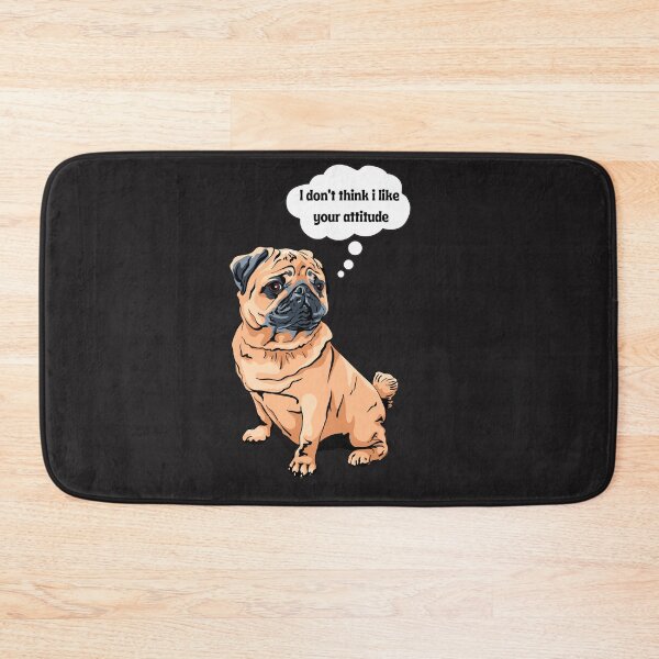 Item preview, Grumpy Pug Dog designed and sold by BitsndPieces.
