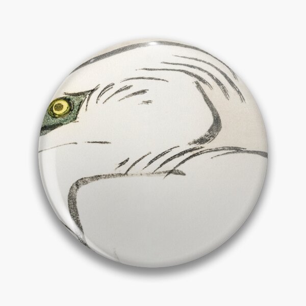 Item preview, Snowy egret by Kōno Bairei designed and sold by SFTStudio.
