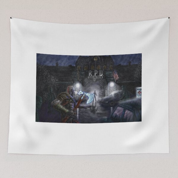 Item preview, Kratos resident evil fan art designed and sold by artdragon88.