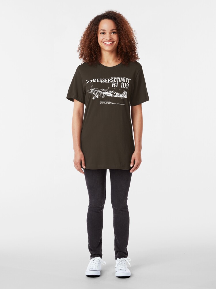 Alternate view of Messerschmitt BF 109 Slim Fit T-Shirt