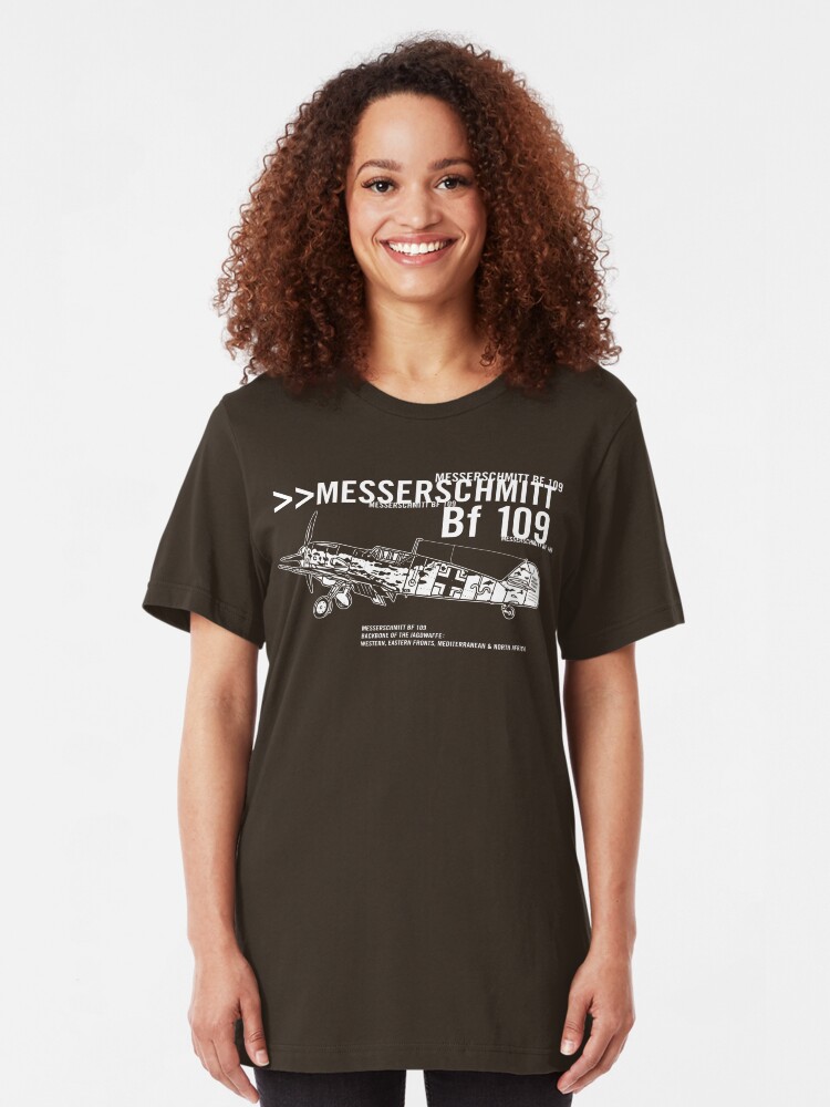 Alternate view of Messerschmitt BF 109 Slim Fit T-Shirt