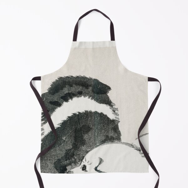 Item preview, Black and white puppies by Kōno Bairei designed and sold by SFTStudio.