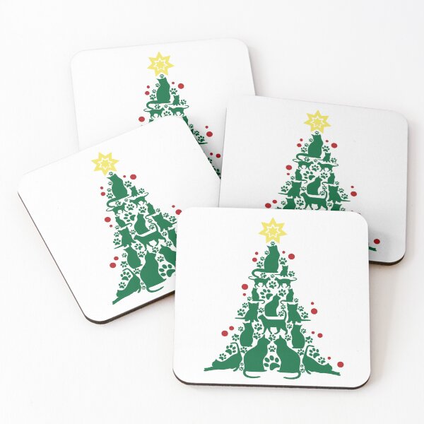 Item preview, Cat Christmas Tree designed and sold by pawsomelove.