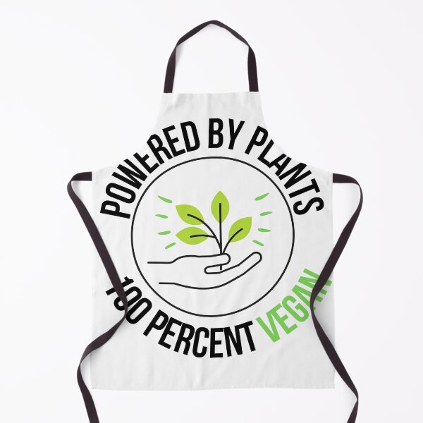 Item preview, Powered By Plants. 100% Vegan. designed and sold by TeePartyHost.