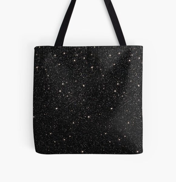 black glitter handbag