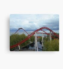 Maverick Roller Coaster Camelback Canvas Print