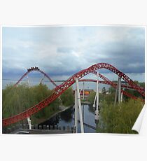 Maverick Roller Coaster Camelback Poster