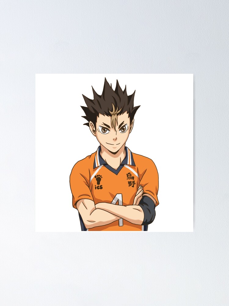 Haikyuu Nishinoya Yuu Sticker Poster By H0llydays Redbubble