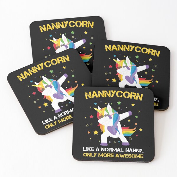 Item preview, Nannycorn Like A normal Nanny Only more Awesome Dabbing Unicorn Women designed and sold by Dream-bubble.