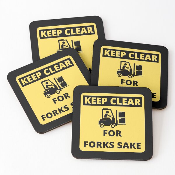 Item preview, Keep clear for forks sake designed and sold by GraphicTeesSuck.